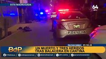 Enfrentamiento en Pachacámac: feroz balacera deja un muerto y tres heridos