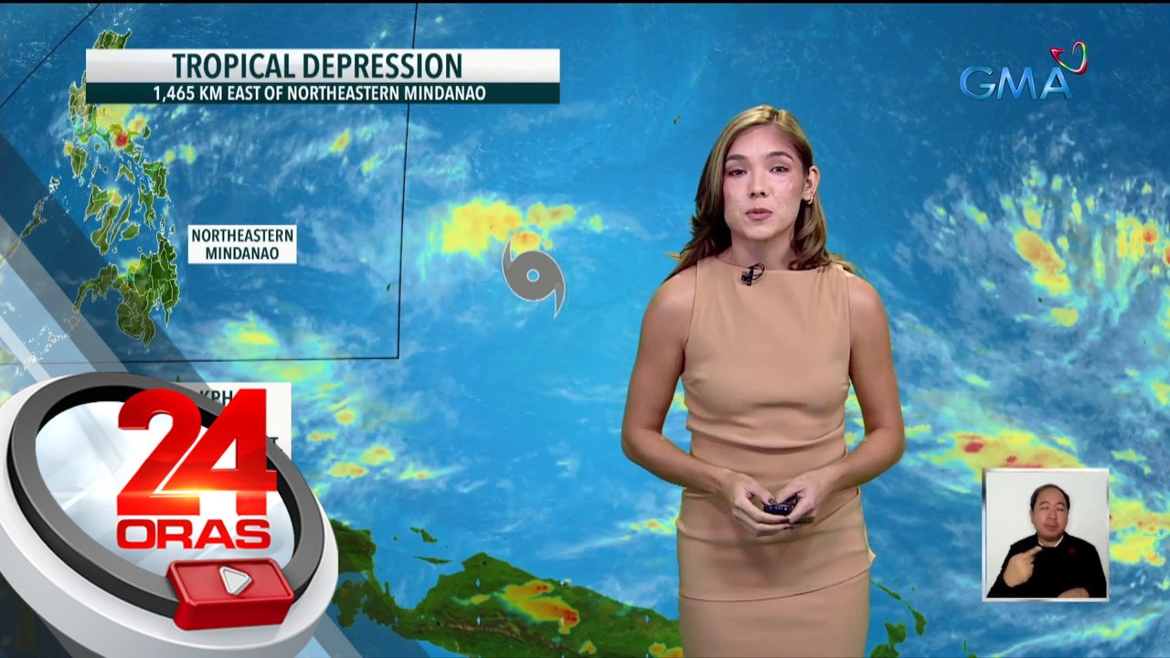 Posibleng sa Miyerkules o Huwebes pumasok sa PAR ang bagyo sa labas nito; tatawaging "Kabayan" at posibleng tumbukin ang Eastern Visayas — PAGASA | 24 Oras