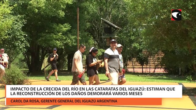 Impacto de la crecida del río en las Cataratas del Iguazú estiman que la reconstrucción de los daños demorará varios meses