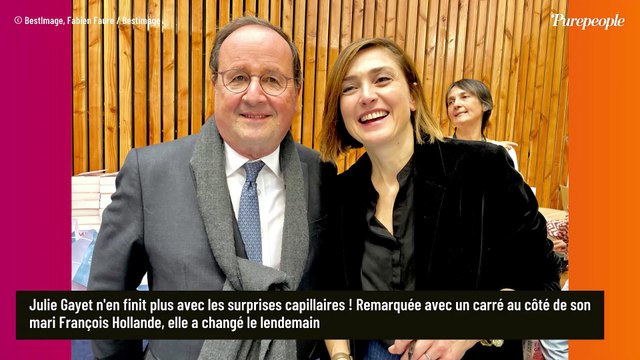 PHOTOS Julie Gayet change encore de look capillaire, juste après avoir dévoilé son carré court avec François Hollande