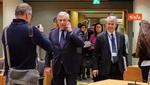 L'arrivo del Ministro degli Esteri Tajani al Consiglio degli Affari Esteri dell'Ue a Bruxelles