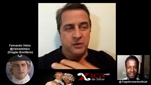 LIVE com Fernando Vieira (Dragão Bonifácio) (Live com atores da Novela Xica da Silva)