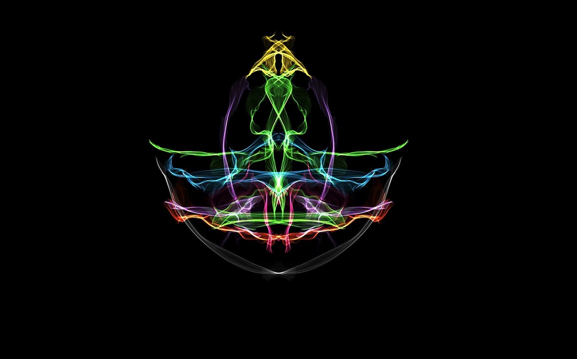 Make a colorful light art