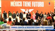 Samuel García se registra como precandidato de MC a la Presidencia