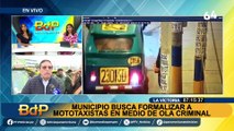 La Victoria anuncia nuevas medidas para mototaxistas: stickers y botones de pánico