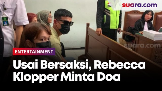 Jadi Saksi Bersama Fadly Faisal di Persidangan Kasus Video Syur, Rebecca Klopper Minta Didoakan