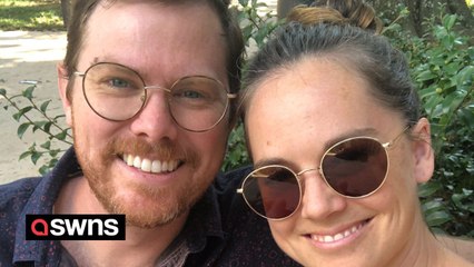 Woman surprises husband with pregnancy after trying for 14 years