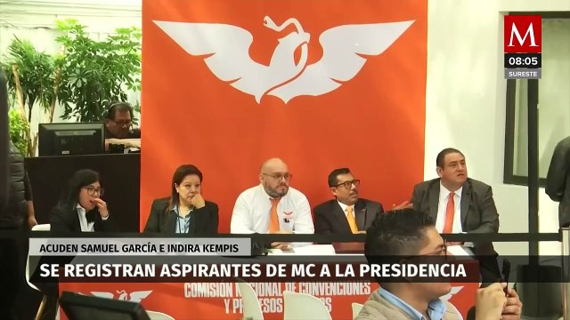 Así fue el registro de los aspirantes de Movimiento Ciudadano a la presidencia