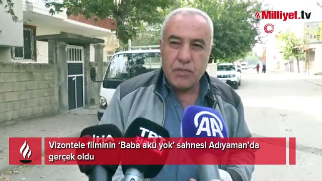 Vizontele filminin o sahnesi Adıyaman’da gerçek oldu
