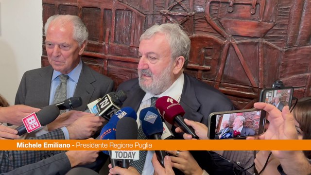 Emiliano Gratitudine della Puglia per l'impegno di Pirelli