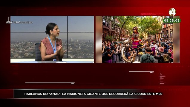Nancy Estrada habla sobre la visita a Guadalajara de la pequeña Amal es una marioneta gigante