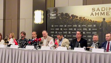 TRT ORTAK YAPIMI 'SADIK AHMET' FİLMİNİN BASIN TOPLANTISI YAPILDI