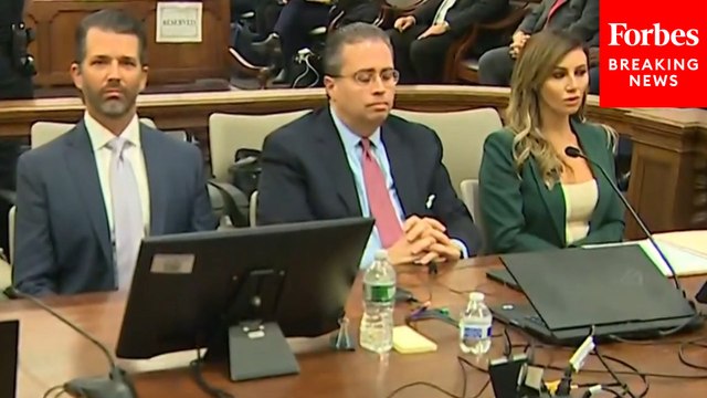 WATCH: Cameras Capture Brief Glimpse Of Donald Trump Jr. In NYC Court For Civil Fraud Trial