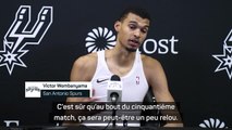 Spurs - Wembanyama sur ses obligations médiatiques : 