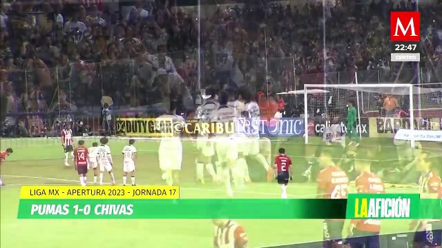 Pumas consigue importante triunfo sobre Chivas en la última jornada de la Liga MX