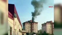 Diyarbakır'da 8. Ana Jet Üssü Komutanlığı'ndaki Lojmanda Yangın Çıktı