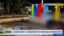 Abandonan cinco cadáveres en la entrada del municipio de Loreto