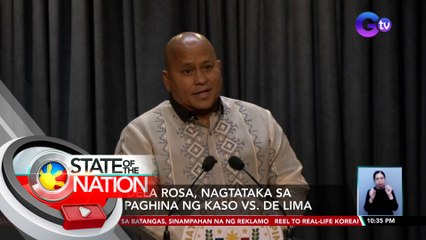 Sen. Dela Rosa, nagtataka sa tila paghina ng kaso vs. De Lima | SONA