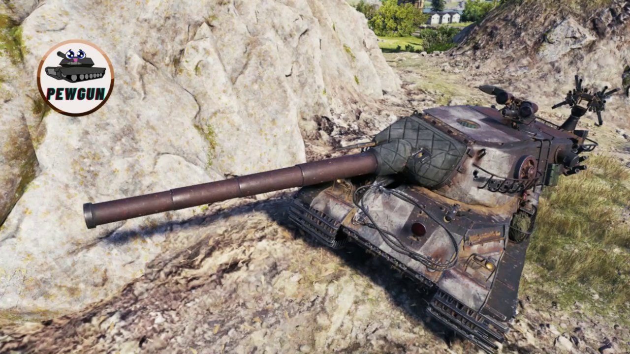 [ wot ] AMX M4 MLE. 54 不屈的戰鬥精神，堅不可摧！| 8 kills 8k dmg | world of tanks |  @pewgun77