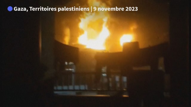 Guerre Israël-Hamas: à Gaza, panique dans un hôpital après des frappes aériennes