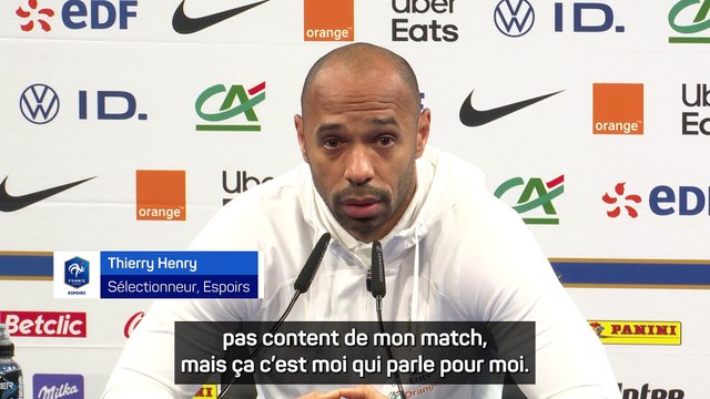 Henry : J'ai mis des triplés et je n'étais pas content de mon match