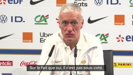 Bleus - Deschamps : "Griezmann n'est pas sous-côté, mais..."