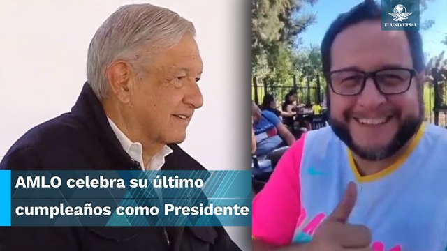 AMLO celebra sus 70 años con felicitaciones de su familia y gabinete