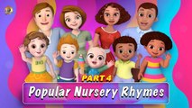 Popular Nursery Rhymes - Part 4 | 5 Little Monkeys | Incy Wincy Spider | Twinkle Twinkle | Kids Poem