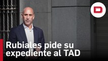 Rubiales utiliza el número de su expediente, el 155, en su petición de archivarlo: «Coincidencia caprichosa»