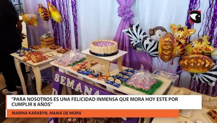 Para nosotros es una felicidad inmensa que Mora hoy este por cumplir 8 años