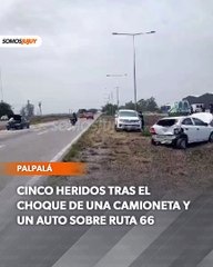 Accidente sobre Ruta 66