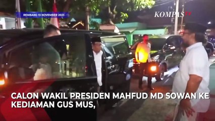 Momen Mahfud Sowan ke Rumah Gus Mus, Minta Doa Jelang Pilpres 2024