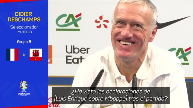 A Deschamps le salió del alma esta reacción cuando le preguntaron por la crítica de Luis Enrique a Mbappé