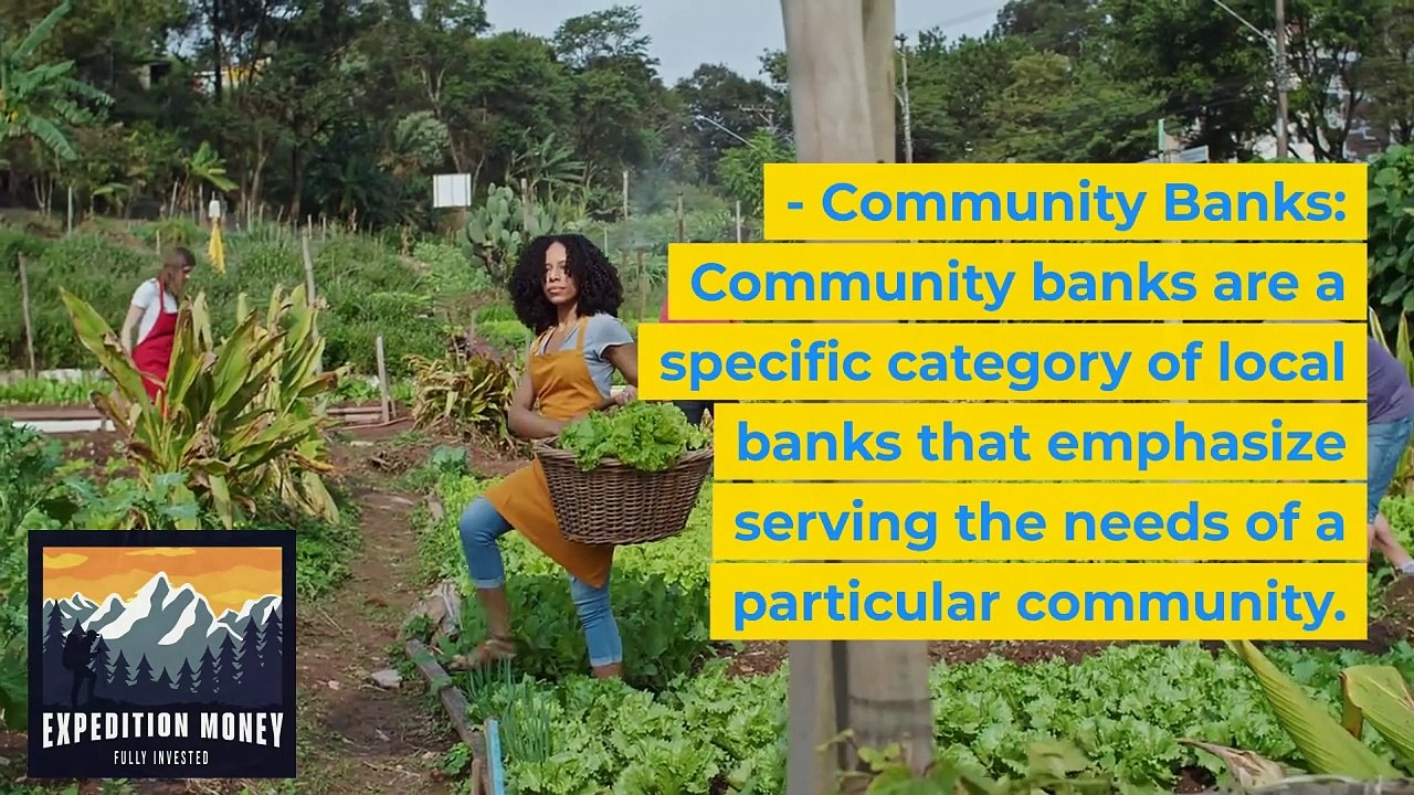 You probably have a local bank and a community... and most people think they're the same... but they're not! #banks #financialindependence #financialfreedom #money #saving