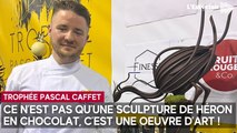 Pierre Fontaine fait de son chocolat une œuvre d’art et remporte le Trophée Pascal Caffet