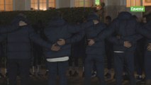 Attentats du 13-Novembre: les Bleus observent une minute de silence