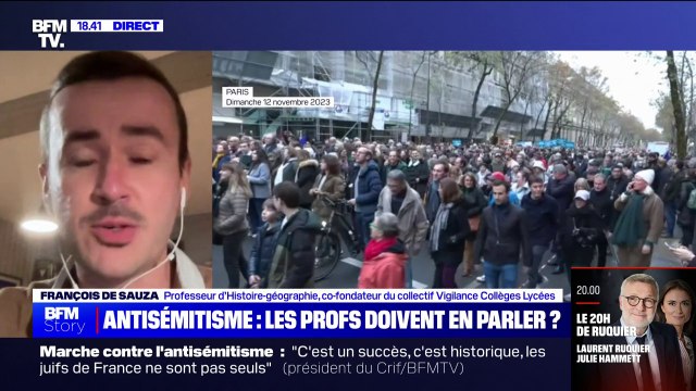 8 mineurs arrêtés pour chants antisémites: L'excuse de l'ignorance est peu entendable selon François de Sauza, professeur d'histoire-géographie