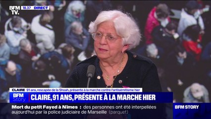 Antisémitisme: "Je revis ce qu'il s'est passé et j'en souffre", témoigne Claire, rescapée de la Shoah âgée de 91 ans