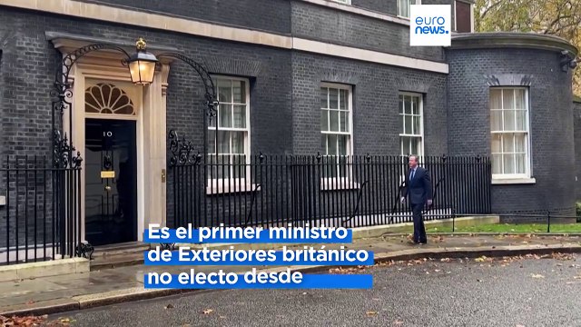 Reino Unido | Vuelve como ministro de Exteriores David Cameron, promotor del referéndum del Brexit