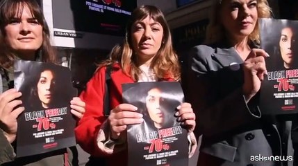 ActionAid lancia a Roma "Black FreeDay" con Claudia Gerini