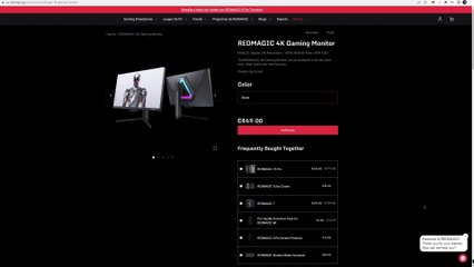 MONITOR GAMING REDMAGIC 4K, PANEL MINI-LED, 160HZ, 1MS, HDR1000 Y MUCHO MAS! BRUTAL! 