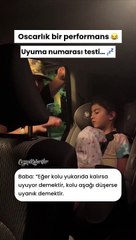 Uyku numarası babası tarafından bozguna uğratılan minik sahtekar 