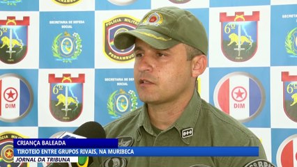 Criança baleada: tiroteio entre grupos rivais, na Muribeca