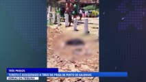 Três presos: turista é assassinada a tiros na praia de Porto de Galinhas