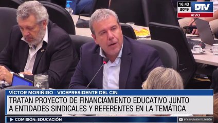 Sindicatos y especialistas respaldaron la nueva ley de financiamiento educativo