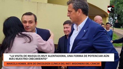 “La visita de Massa es muy alentadora, una forma de potenciar aún más nuestro crecimiento”
