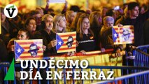 Las protestas en Ferraz llegan a su undécimo día horas después del registro de la ley de amnistía por parte del PSOE
