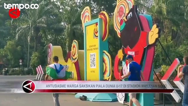 Antusiasme Warga Saksikan Laga Piala Dunia U-17 di Stadion Manahan Solo
