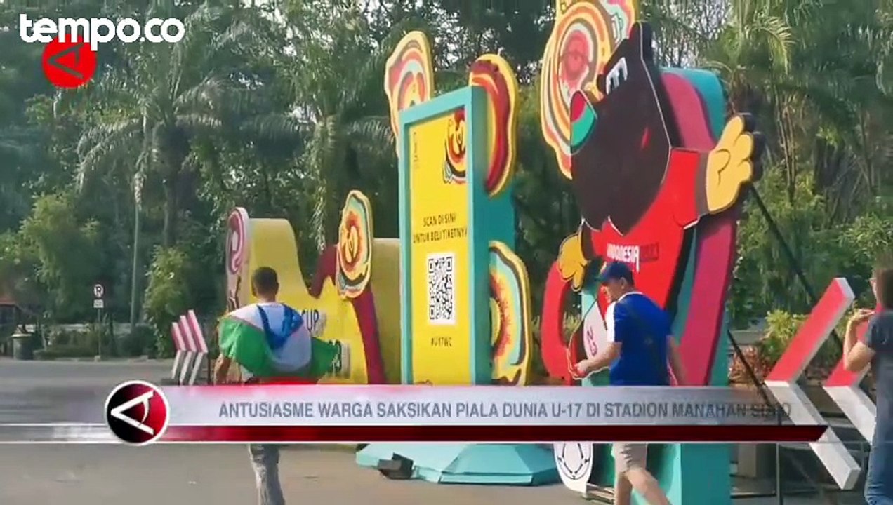 Antusiasme Warga Saksikan Laga Piala Dunia U-17 di Stadion Manahan Solo
