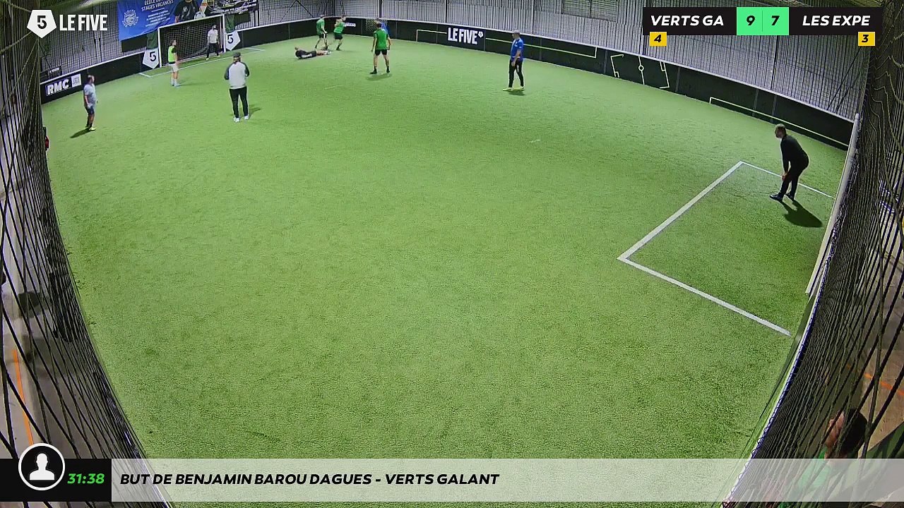 But de Benjamin Barou Dagues - VERTS GALANT